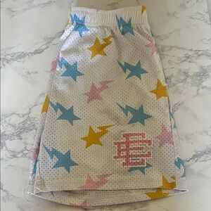 Eric Emanuel Kids Shorts with Star Design - Blue, Pink, Gold